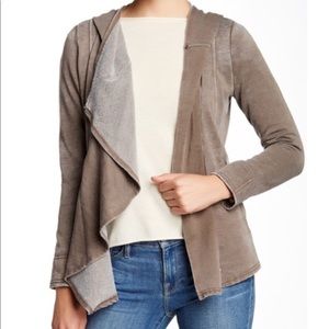 BNCI by Blanc Noir Drape Front Hoodie  size S/M